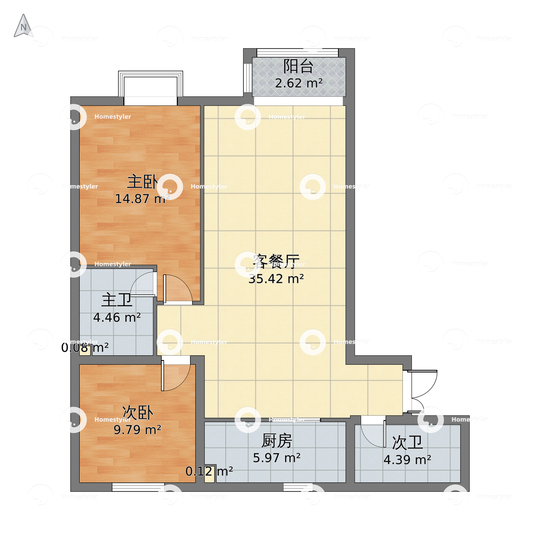 美景东方三期户型图