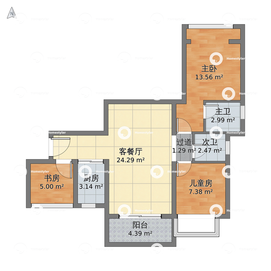 光明一号户型图